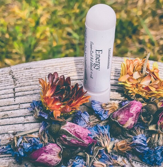 Energy Essential Oil Inhaler Nasal Inhaler Aromatherapy Energy Boost Therapeutic Organic Essential Oils Party Favors Gifts Favors