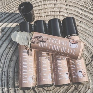 Creamy Hot Chocolate Perfume Oil, Fragrance Roll On, Natural Perfume, Organic Perfume Oil, Personal Care, Self Care, Bath And Beauty, Gifts