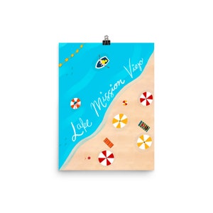 Lake Mission Viejo - Gifts for Her - Gifts for Him - Mission Viejo Artwork - Mission Viejo - Lake Mission Viejo - Wall Print - Digital Art