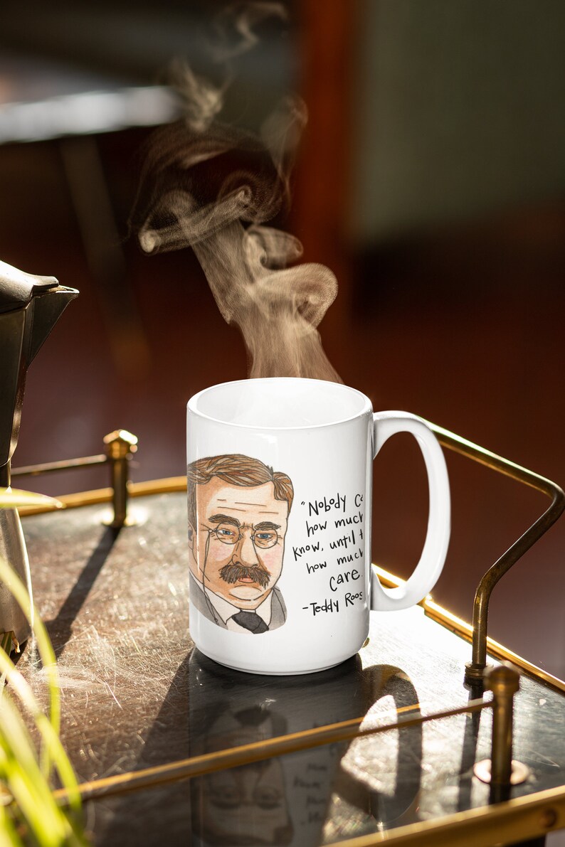 Teddy Rroos Watercolor Teddy Roosevelt - Teddy Roosevelt Mug - Teddy Roosevelt - US ...