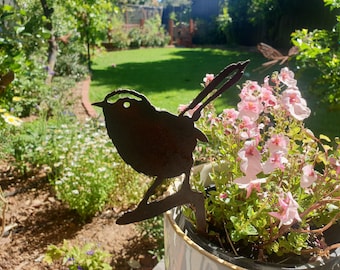 Wren - Australian Made Rusted Metal Garden Art