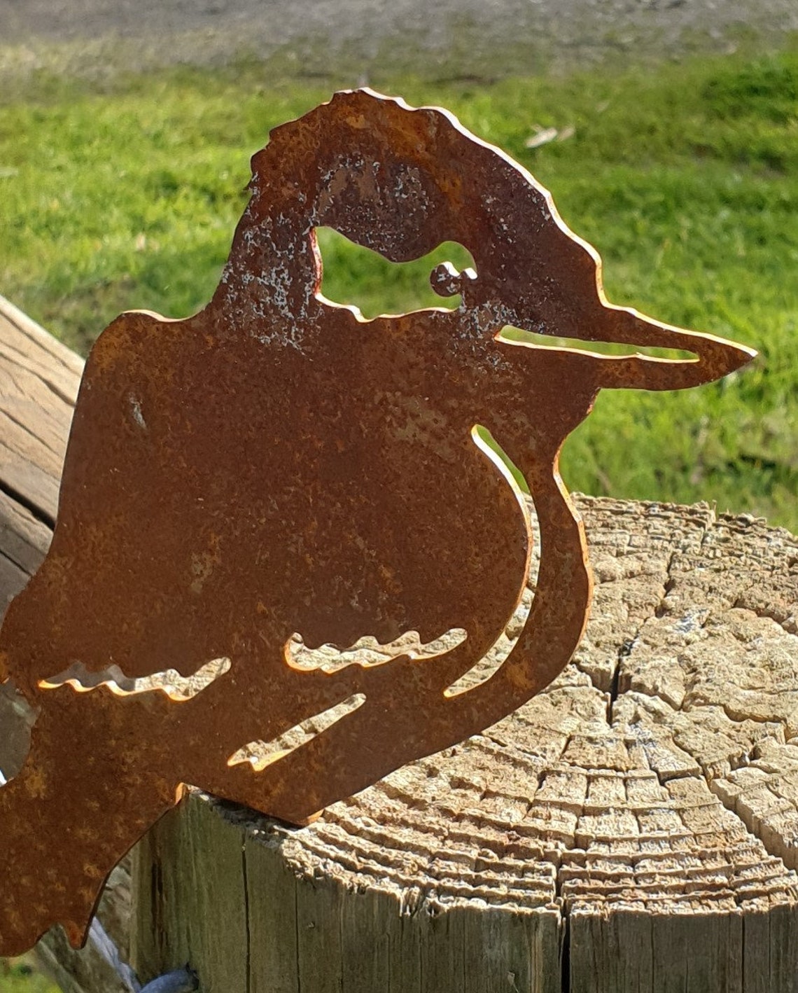Kookaburra Australian Made Rusted Metal Garden Art Etsy
