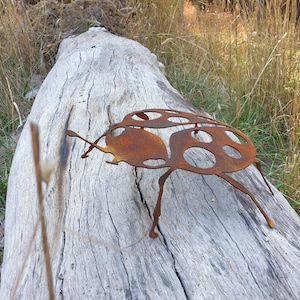 Ladybird - Australian Made Rusted Metal Garden Art