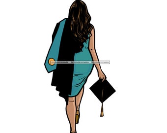 Download Black Girl Graduation Svg Etsy
