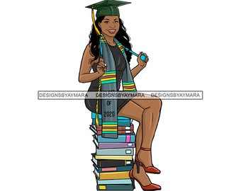 Download Cap And Gown Svg Etsy