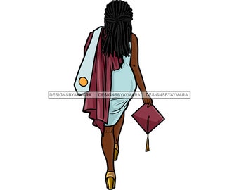 Download Afro Graduation Svg Etsy