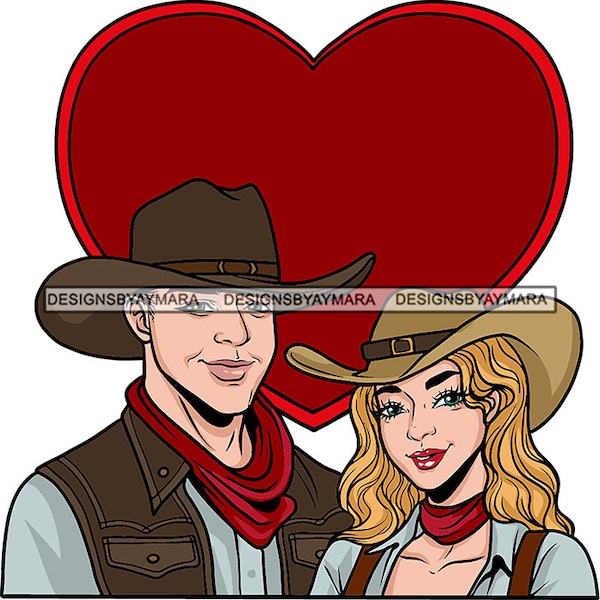 Western Couple Tattoo Etsy
