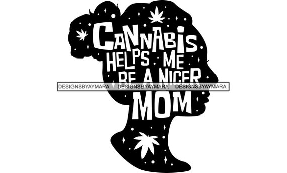 Download Organic Cigarette Smoke Logo Cbd Mom Leaf Quote Text Quotation Etsy