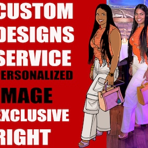 Custom Graphic Design Service For Black and White Drawing Graphic Design Service Expert Custom Cartoon Character Portrait Business Logo