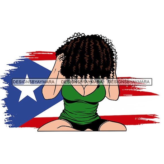 Puerto Rican Goddess Latina Boricua Woman Distressed Puerto Etsy
