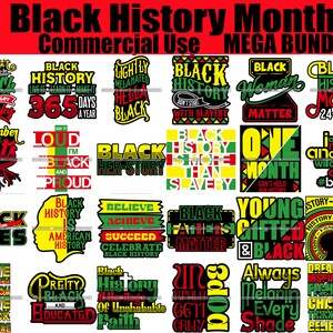 Black History Month Mega Bundle Commercial Use African Culture February ...