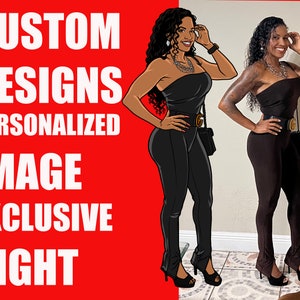 Custom Graphic Design Service Professional Graphic Design Service Expert Custom Designs on Request Cartoon Character Portrait Business Logo