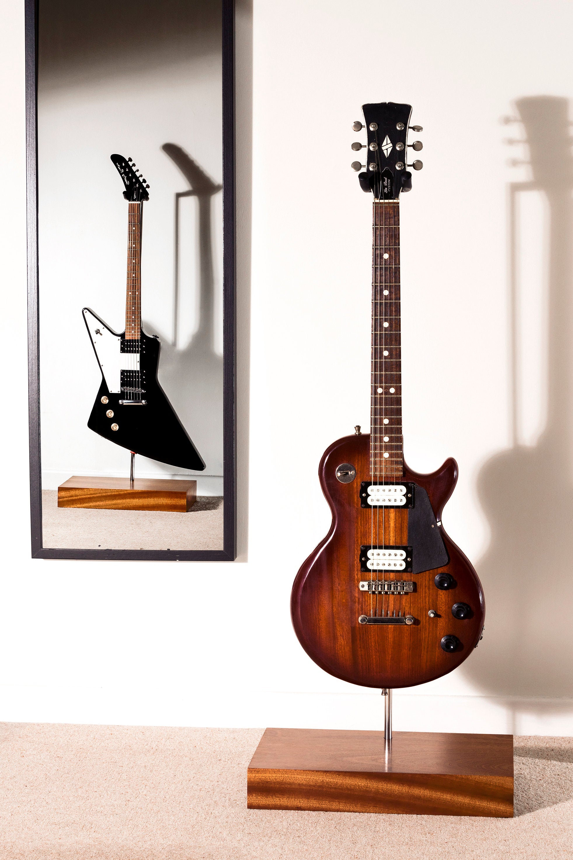 Stainless Steel Guitar Hanger and Guitar Wall Mount Bracket Holder