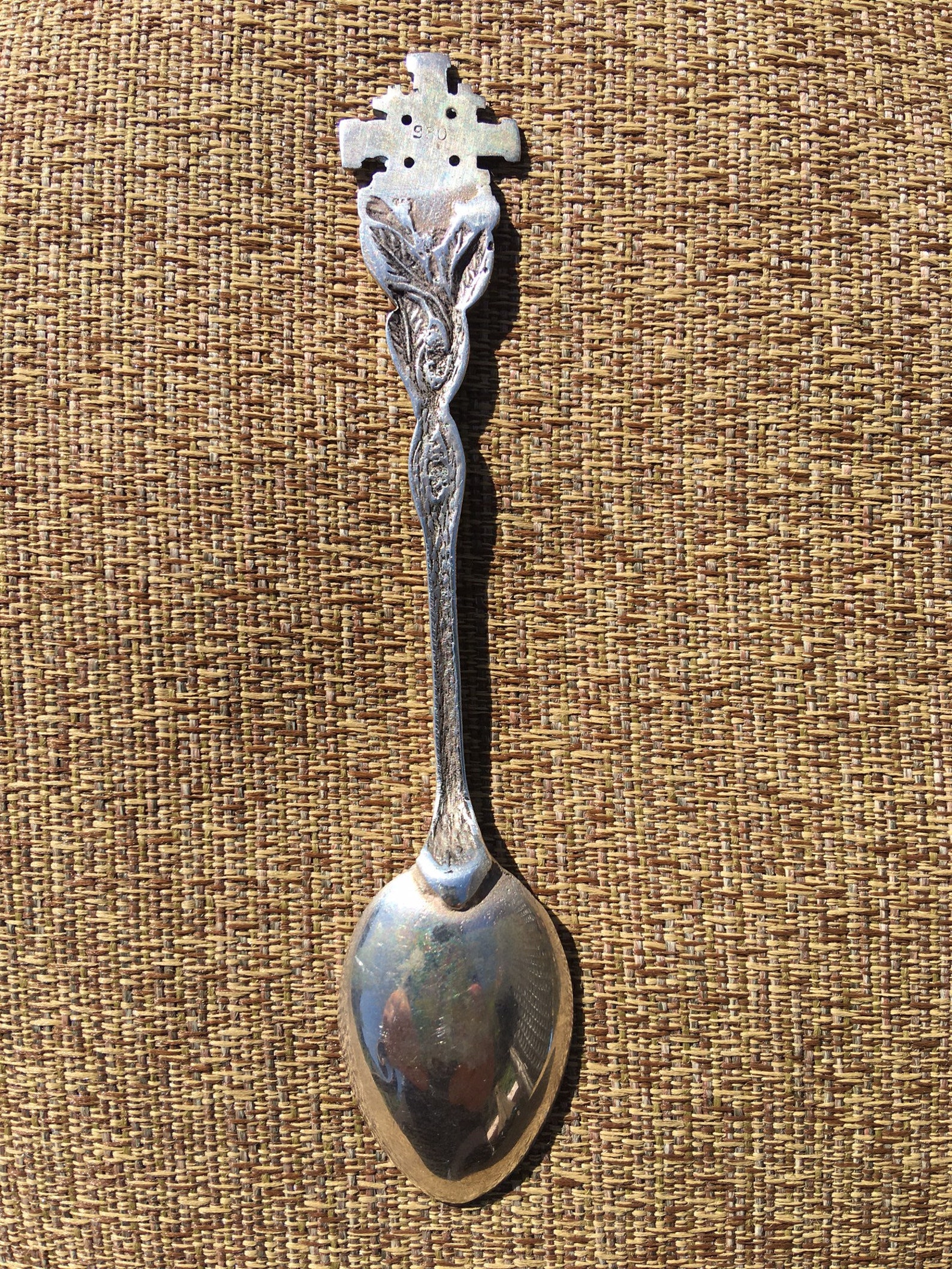 SILVER Jerusalem Souvenir Spoon RARE Etsy