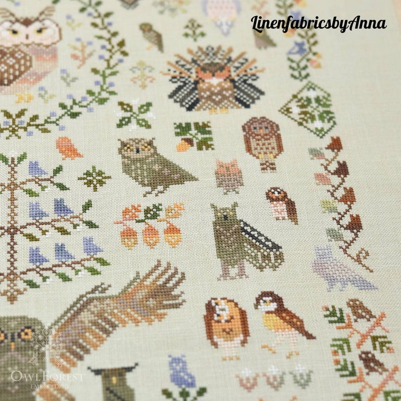 Совиный лес вышивка схемы скачать бесплатно Пин на доске X Stitch Animals