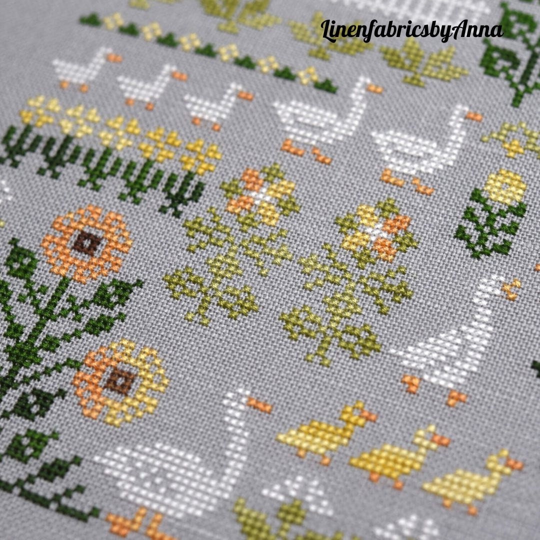 Cross stitch chart cross stitch embroidery pattern geese Etsy