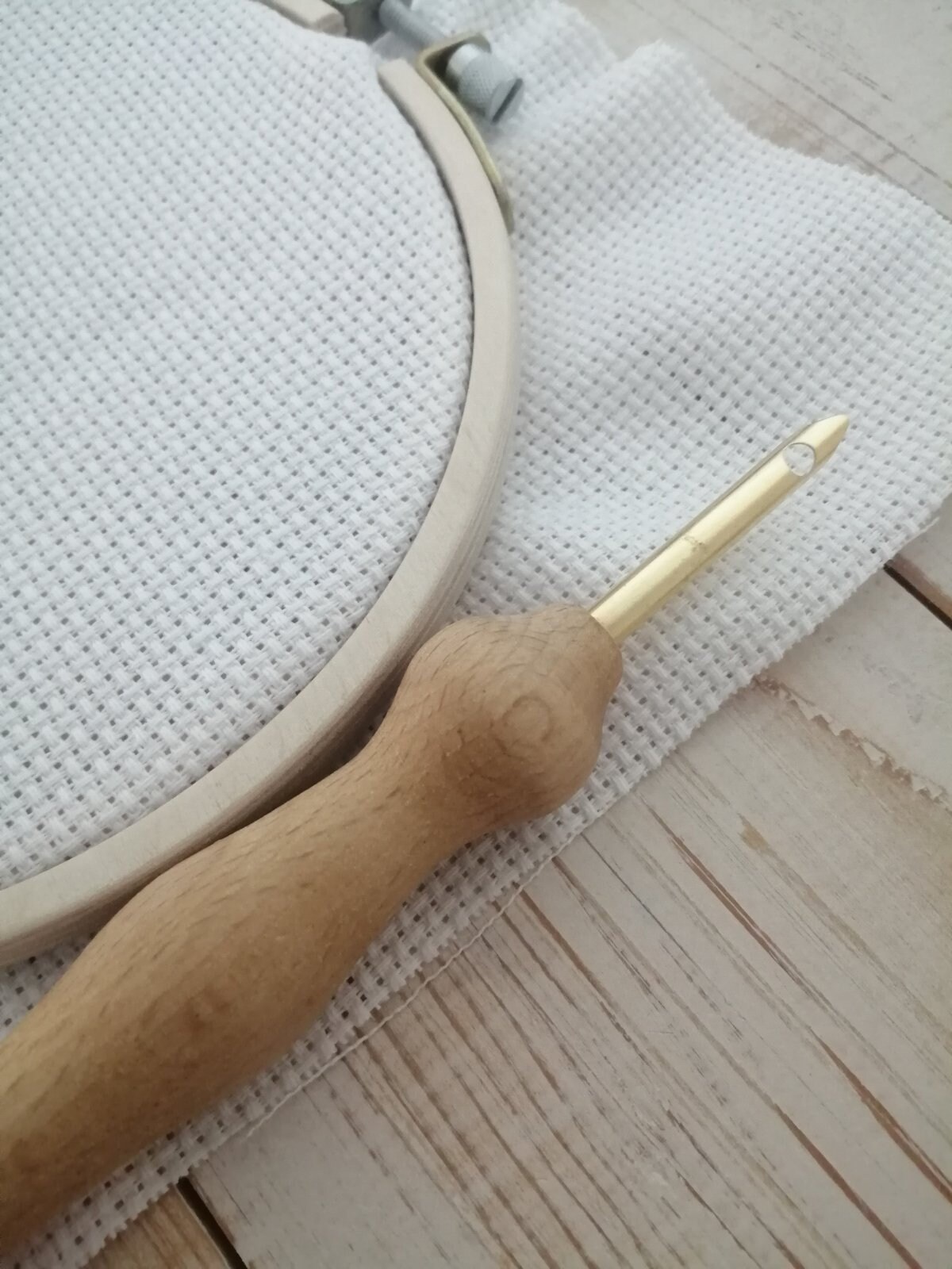 Wood Punch Needle 5 Mm Punch Needle Embroidery Large Punch Etsy