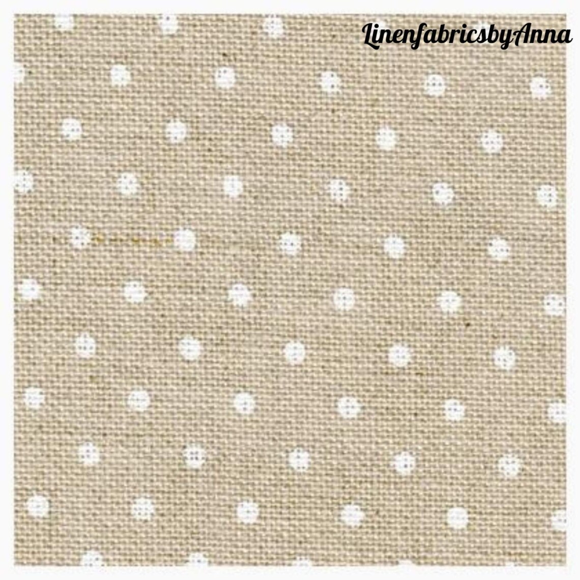 Beige evenweave fabric for cross stitch fabric for embroidery Etsy
