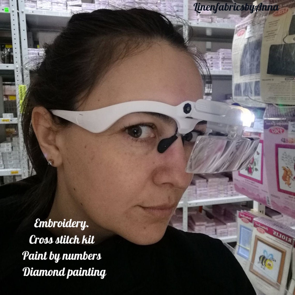 Magnifier for embroidery magnifying glass for reading Etsy