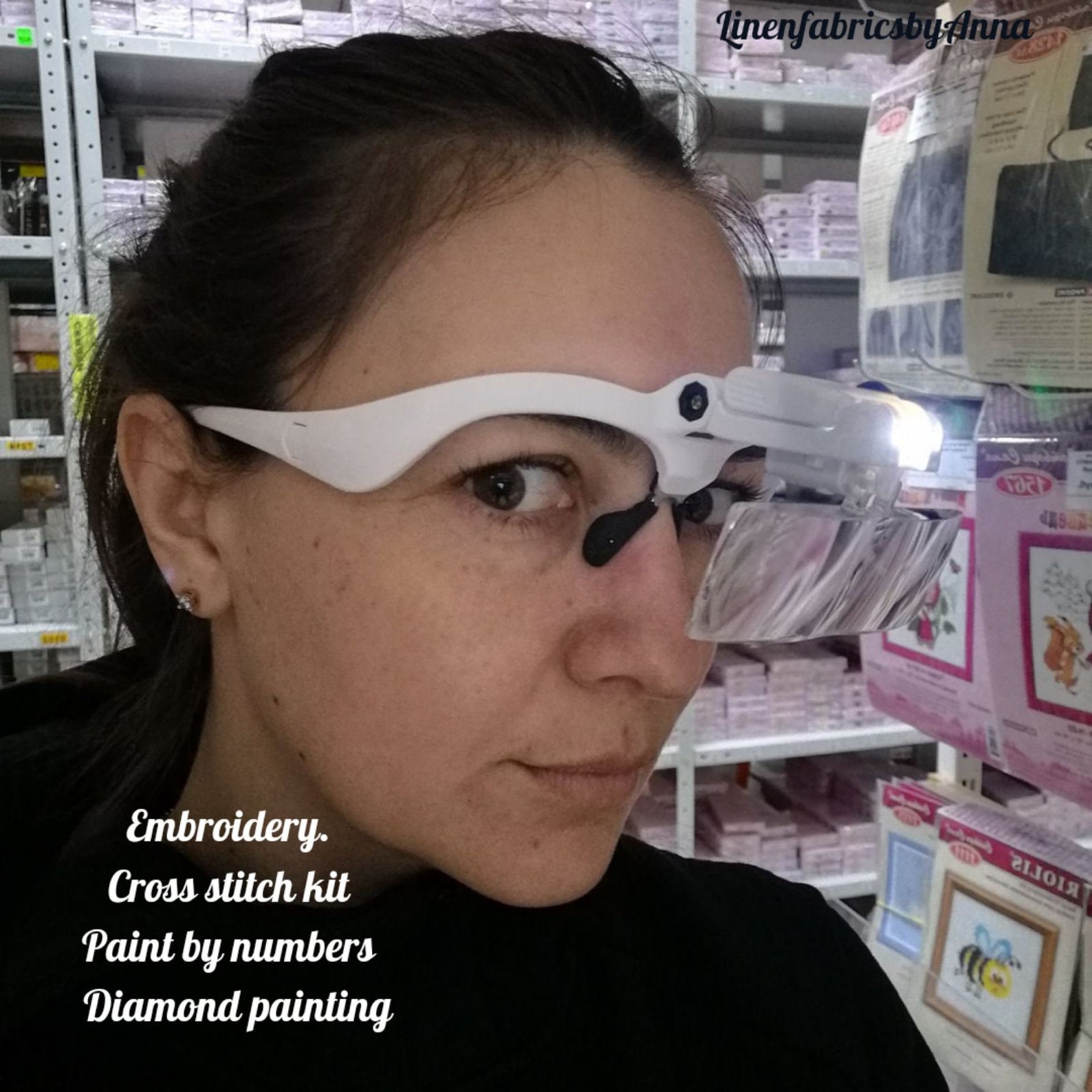 Magnifier for embroidery magnifying glass for reading Etsy