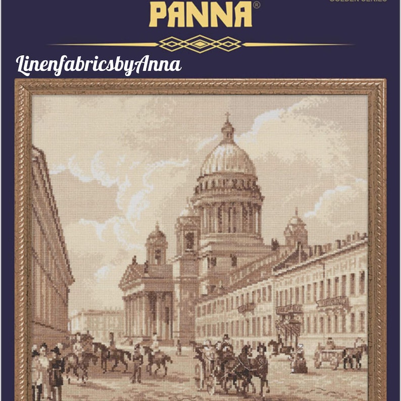 modern hand embroidery russia cross stitch kit Cathedral embroidery kit Petersburg old St materials included mothers day gift