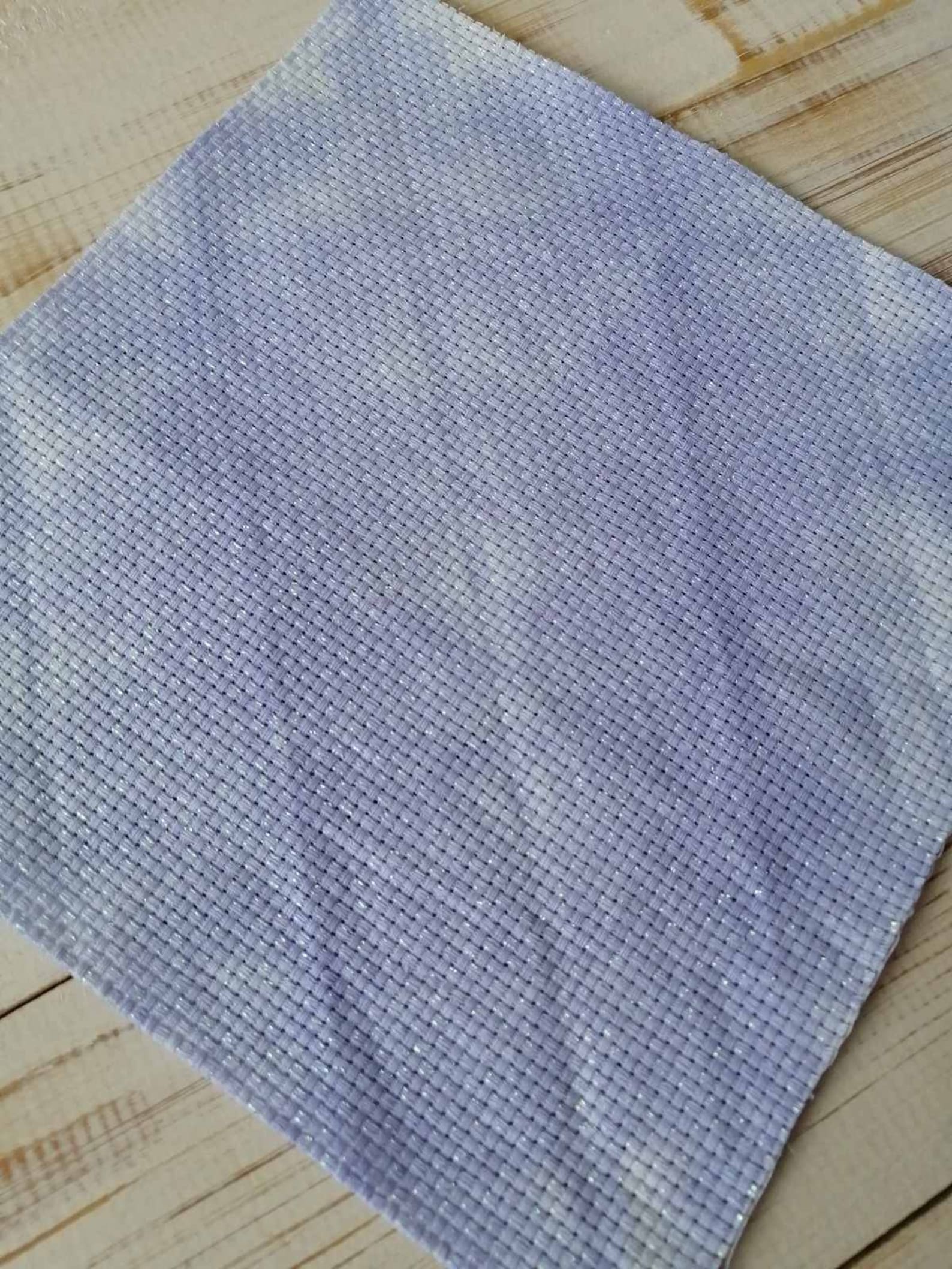 purple-hand-dyed-aida-cloth-glitter-aida-fabric-14-count-etsy
