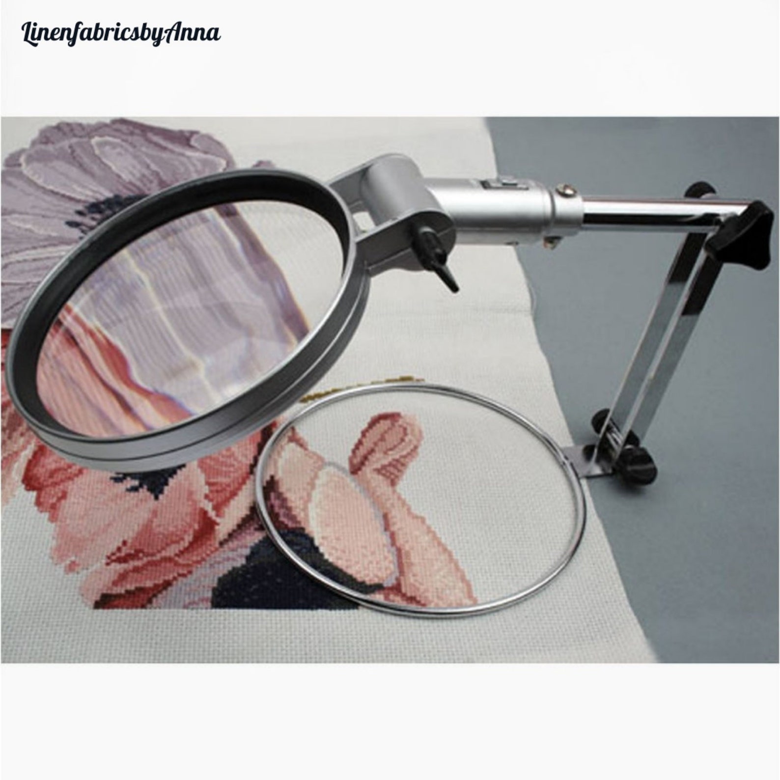 Magnifier for embroidery Superbright 2X LED Magnifier Lamp Etsy