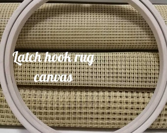 Colorful Rug Yarns 100/% Polyester Latch Hook Wooden Handle /& Mesh Kit with Rug Canvas Latch hook Canva