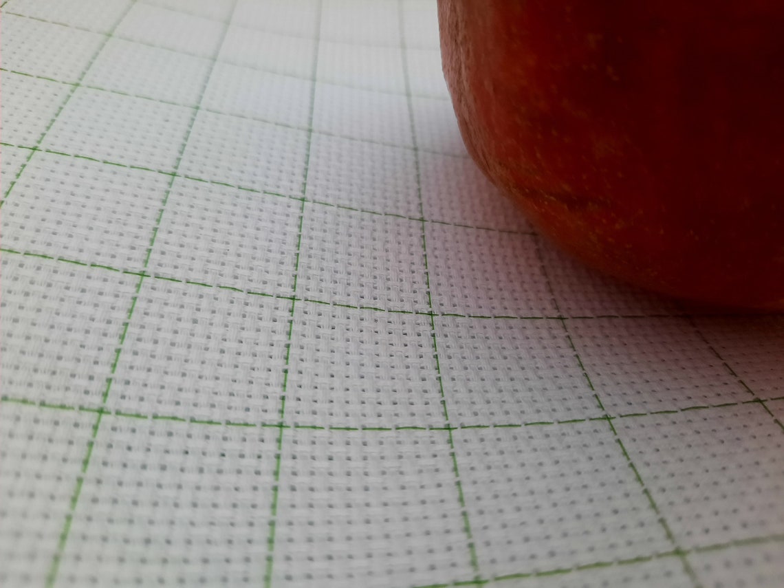 Cross stitch gridded aida 20 x 20 cloth with grid aida14 Etsy