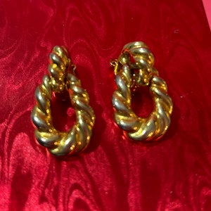 Vintage clip on earrings