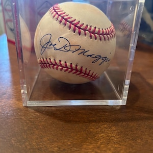 Joe DiMaggio signed baseball