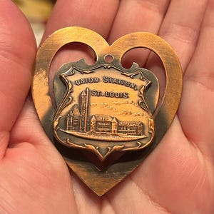 union station Saint Louis vintage book marker
