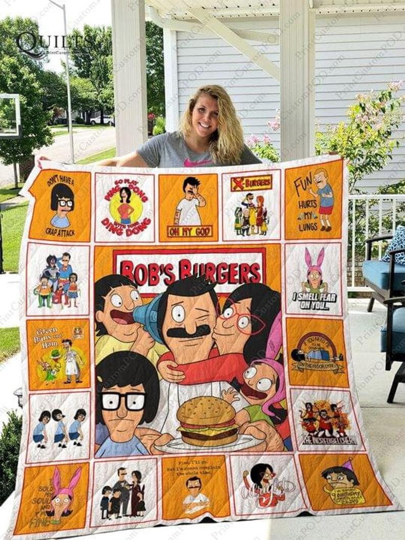 BoB's Burgers ver2 Fleece/Sherpad/Mink/ Quilt Etsy