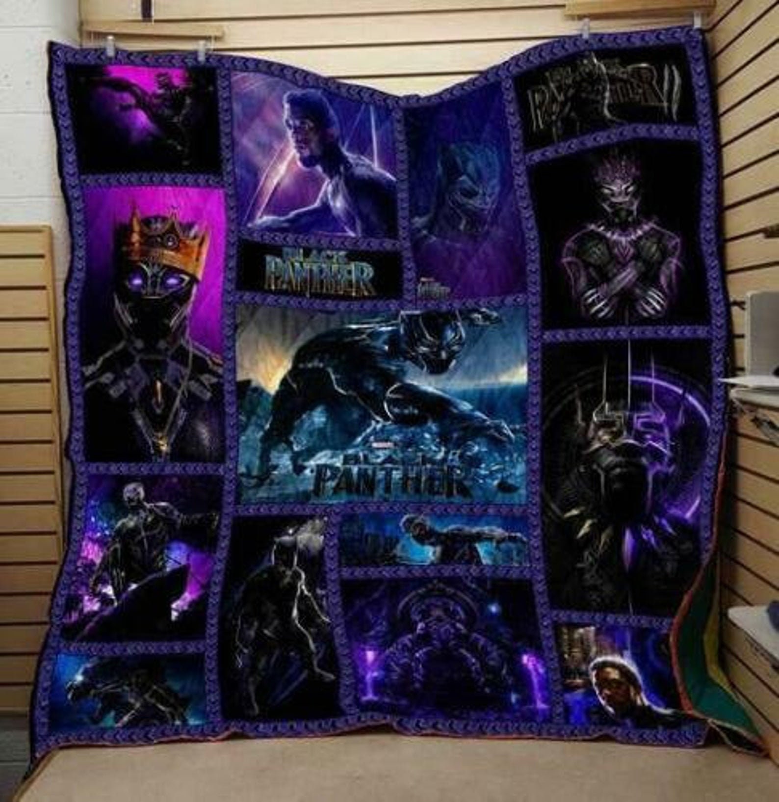 Black panther Fleece/Sherpad/Mink/ Quilt Blanket Etsy