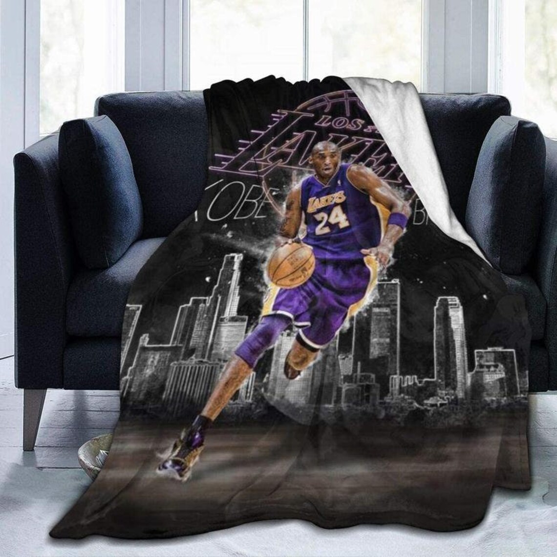 Super star Kobe Bryant Fleece/Sherpad/Mink/ Quilt Etsy