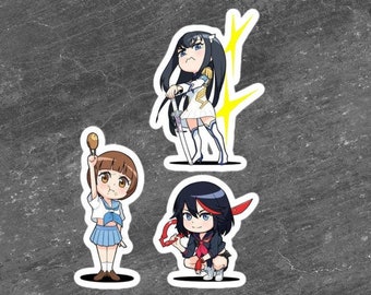Pack: Ryuko Matoi, Mako Mankanshoku, Satsuki Kiryuin Stickers