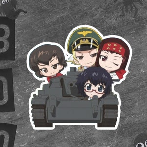 Adesivi per ragazze und panzer tank