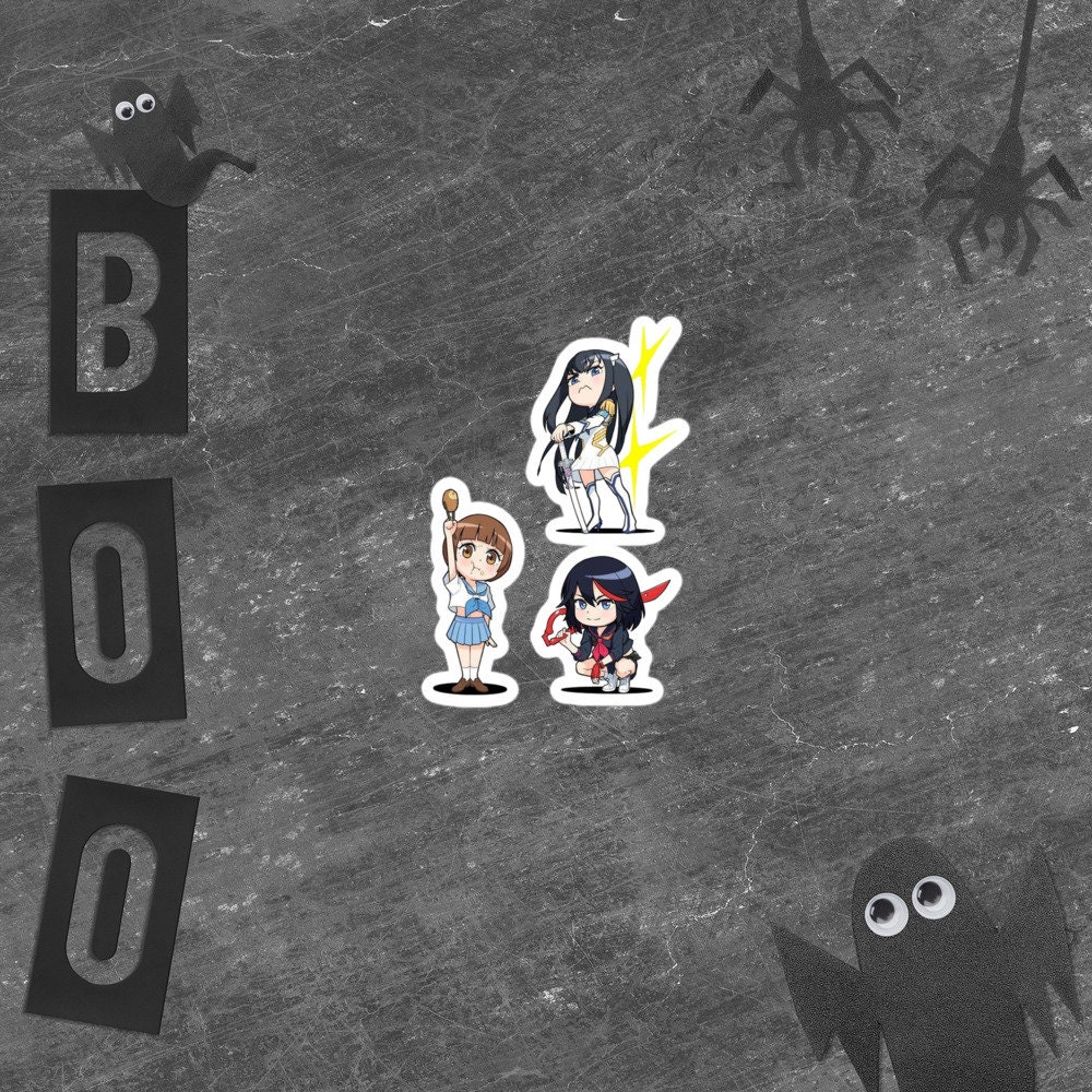 Pack: Ryuko Matoi, Mako Mankanshoku, Satsuki Kiryuin Stickers - Etsy