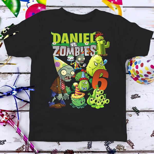 Plants Vs Zombies Personalized Shirt - Etsy