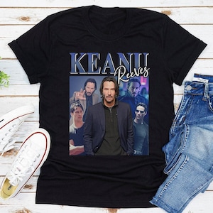 Keanu Reeves Vintage 90s Tee, Retro Matrix John Wick Fan T-shirt, Vintage Movies Actor Shirt, Hoodies, Sweater, Tank-top, V-neck Gift