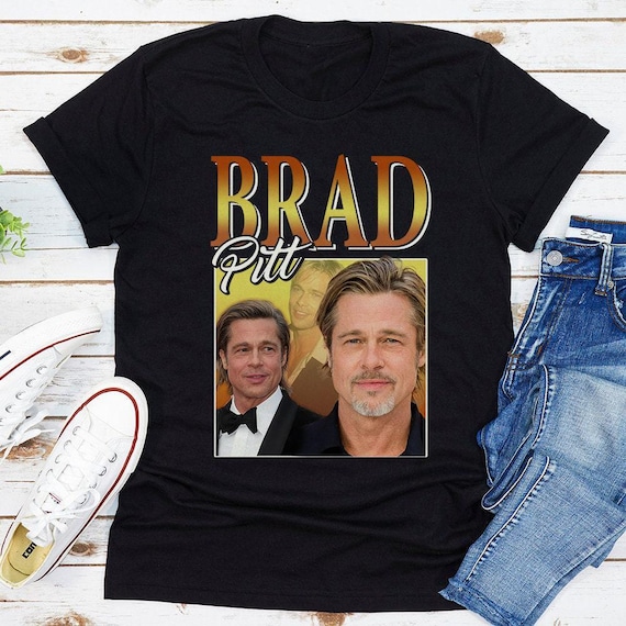 Brad Pitt Vintage 90s Tee, Retro Vintage Pitt Fan T-shirt