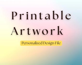 Archivo de diseño personalizado, ilustraciones digitales personalizadas, ilustraciones imprimibles a pedido para camisetas, invitaciones y más.