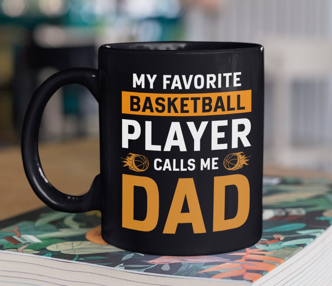 Discover My Favorite Basketball Player Call Me Dad Mug