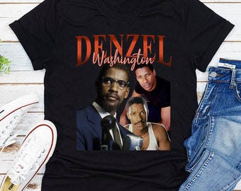 Denzel Washington Vintage 90s Tee Retro 