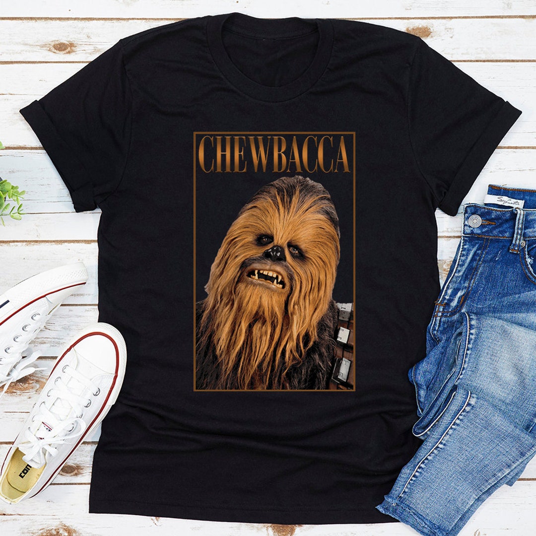 Star Wars Chewbacca Shirt, Han Solo Group T-shirt, Chewie Warrior ...
