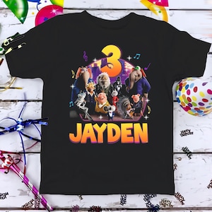Chantez le t-shirt d'anniversaire de cochon, chemise d'anniversaire personnalisée de dessin animé de garçon de fille de films de chanter, cadeau d'anniversaire d'enfant en bas âge d'enfants pour la fille de fils