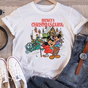 Disney Mickey And Friends Mickeys Christmas Carols Matching Shirt, Mickey&#39;s Very Merry Christmas Party Gift, Group Christmas Holiday Shirt