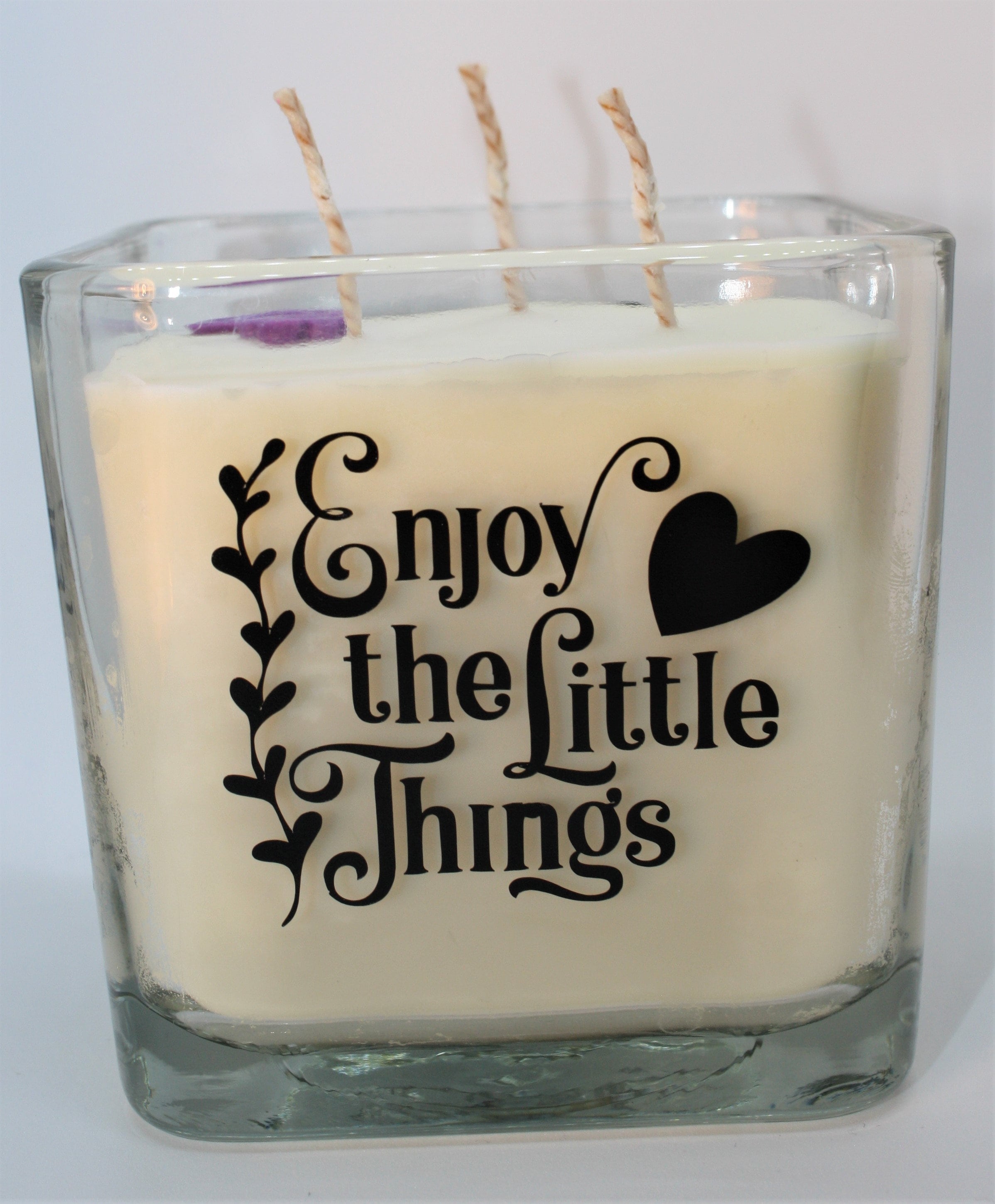 Custom made scented candle candle with motivational saying Etsy