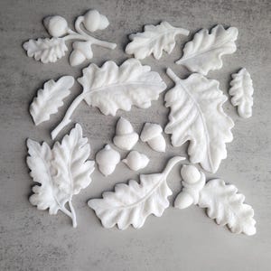 IOD Oak, Leaves and Acorns - decorative furniture appliques - resin decorative appliques - resin applique embellishment - furniture moldings