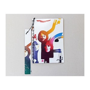 Blocco note realizzato con una custodia in vinile